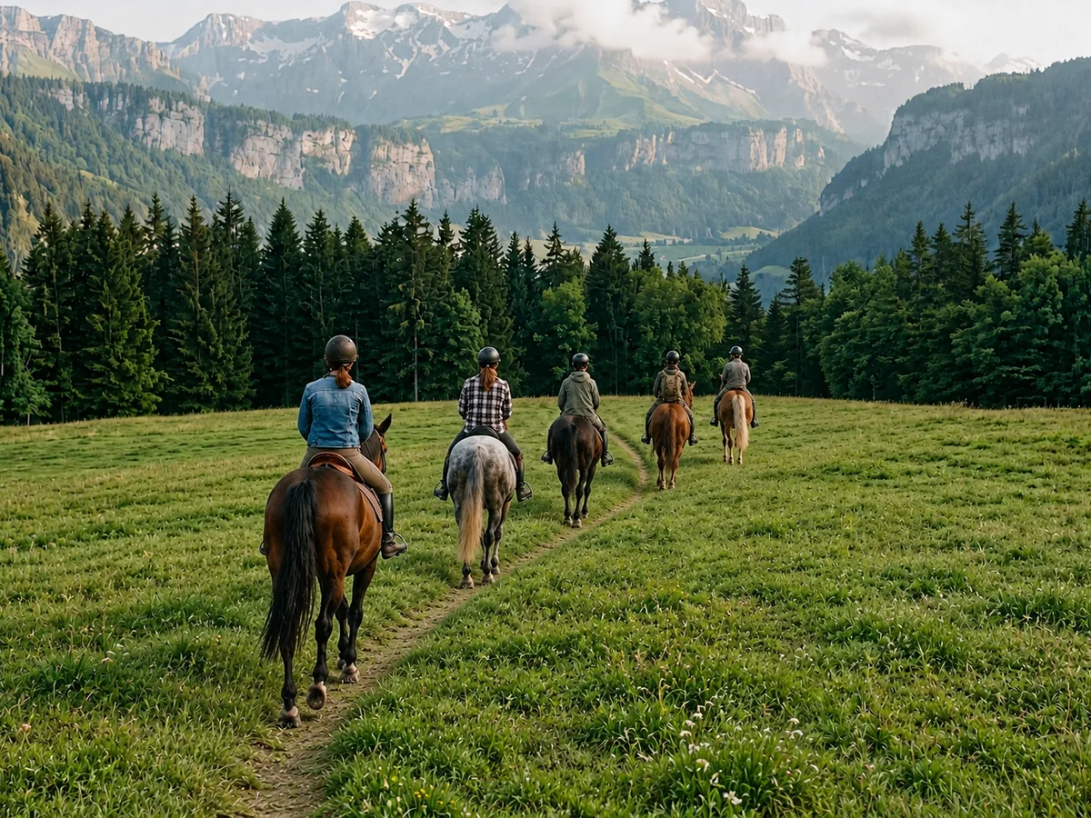 Balade à cheval en Isère, autour de Grenoble